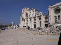 National Cathedral after the earthquake