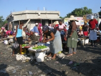 Market in Croix des Bouquettes