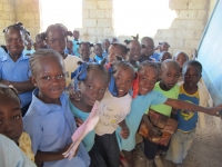 Children in the Robia school.