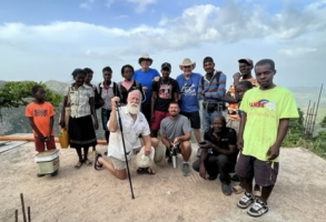 The team with church members of Janou