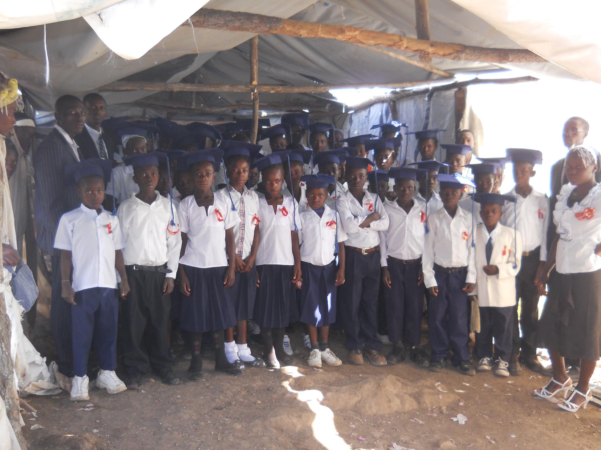The children in Chapelle who completed the Greatest Journey course.