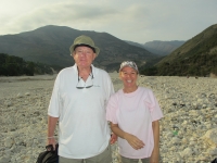 Bryan and Rita, supporters of the Chapelle school who finally got to visit there.
