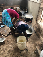 Cooking a meal for all in Janou