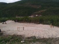 Starting to level  the work site on the first day (4)