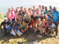 First group to come and help JUST MERCY in Haiti along with friends from Victory Compassion on a trip to the mountains.