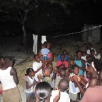 Singing at the village