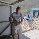 Our friend Jim working at Yvrose’s