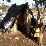 Destitute family’s home