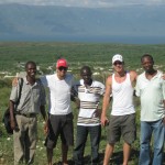 Jolius, John, and Jesse with the magistrates of Gantier