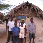 Our gardener, his family, and village home