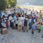 Loading up at the trail head