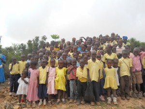Children from the Chapelle school