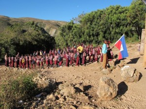 Opening ceremony at Pelerin School
