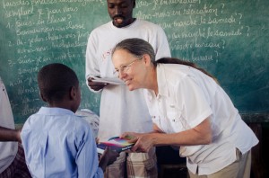 Awarding a boy his own New Testament