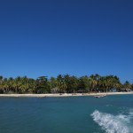 Small island with a fishing village on it