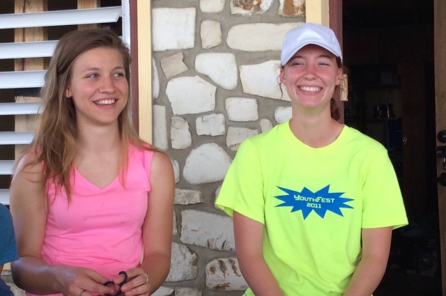 The girls were all smiles as they excitedly told us about what had happened with Msr. Cleavant!