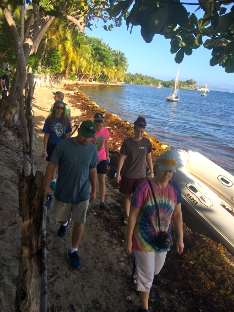 Setting off for the market