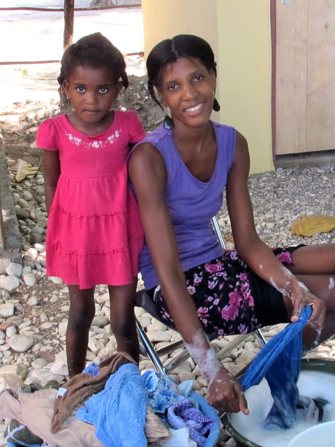 Estane and her daughter, Maylig