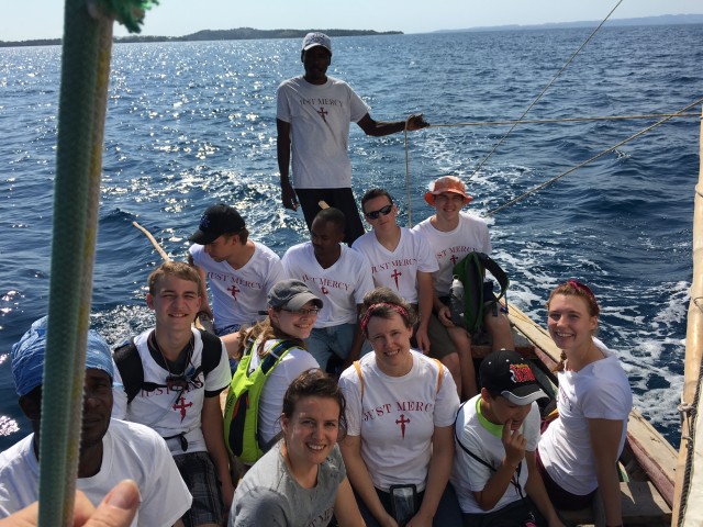 Sailing to the village