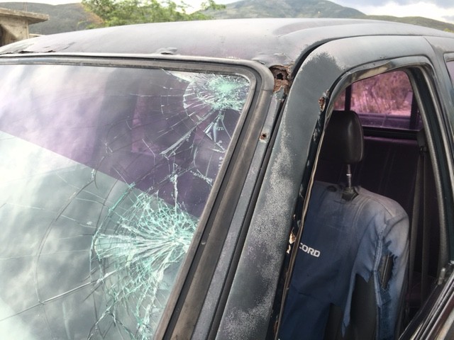 Truck body is rusting out and cracked windshield